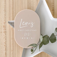 Load image into Gallery viewer, Baby&#39;s First Christmas Plaque
